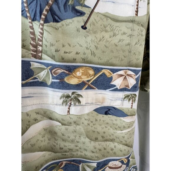 Pierre Cardin Vintage Hawaiian Golf Shirt M Cotton - Picture 9 of 16